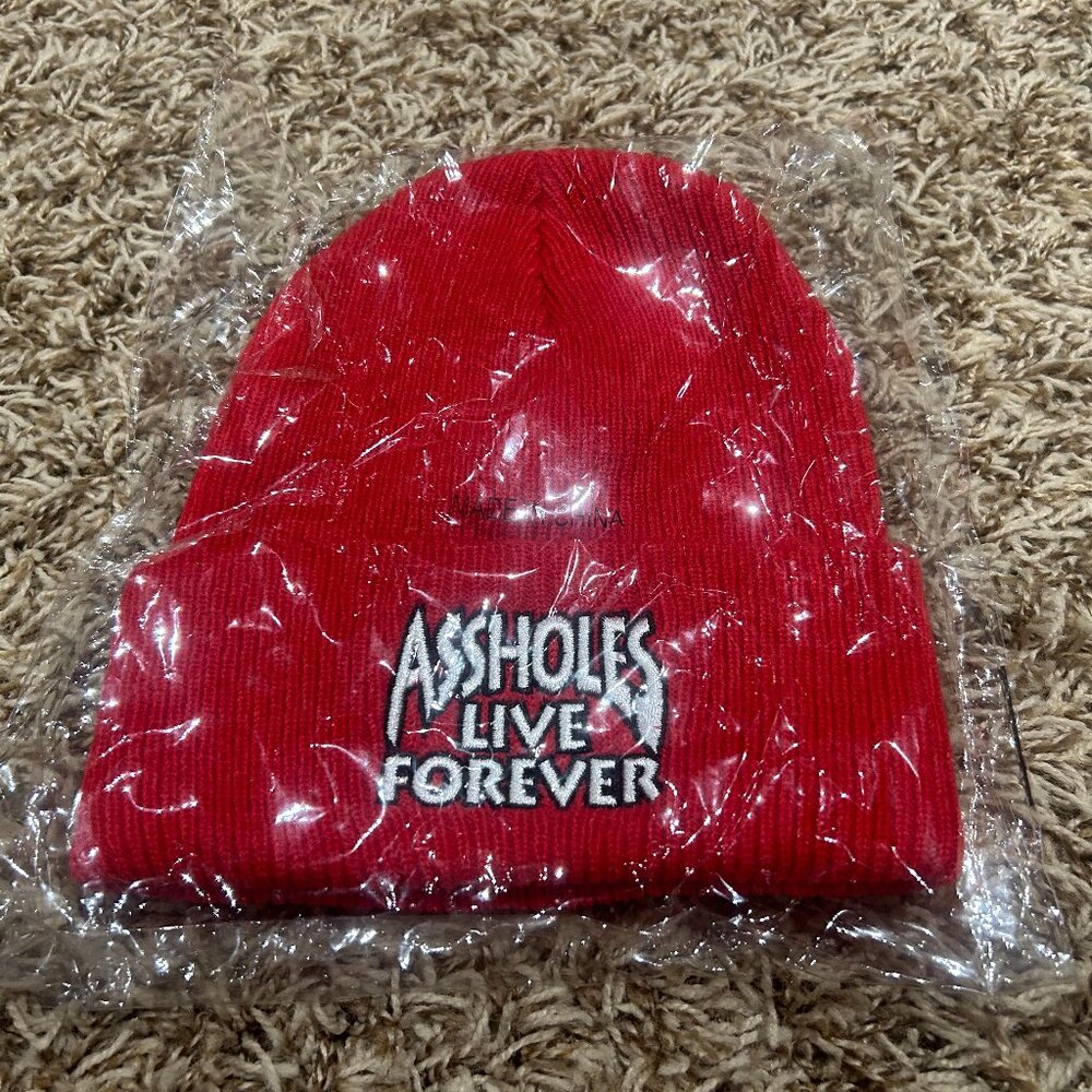 A**holes Live Forever Red Hat - New in packaging